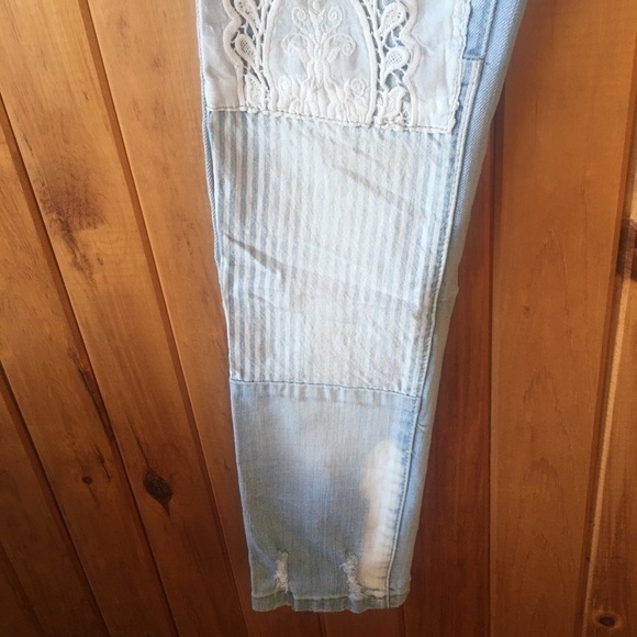 BLANK NYC patchwork distressed jeans - Picture 5 of 14